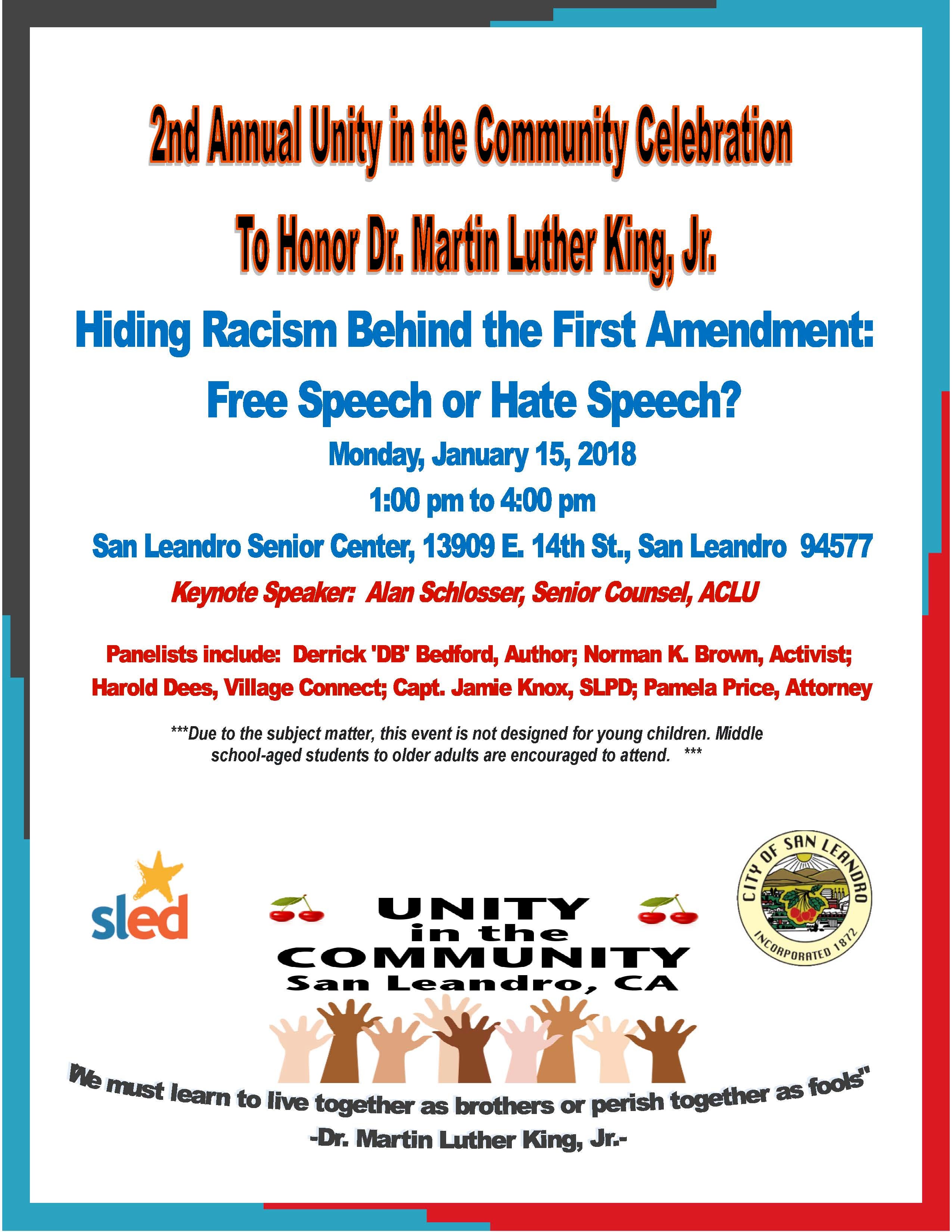 Unity in the Community Flyer