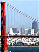 Golden Gate Bridge and City