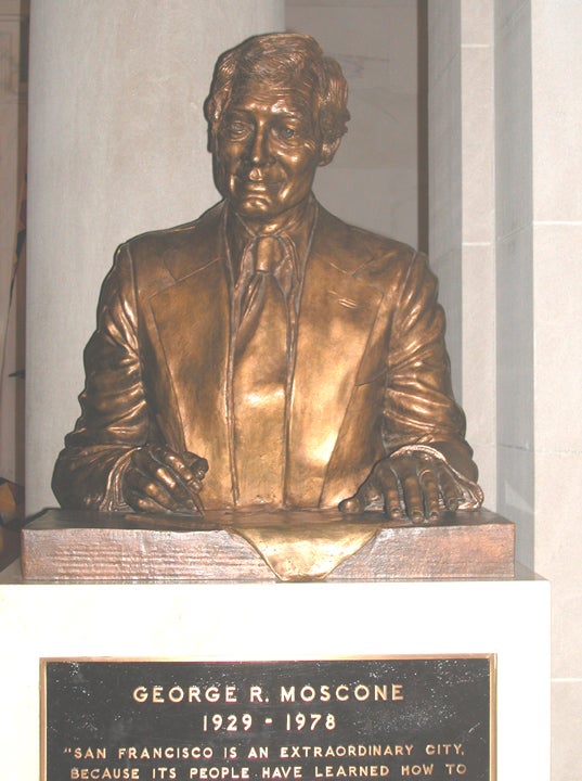 George Moscone Bust