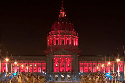 San Francisco City Hall 'A Vision in Red' 
