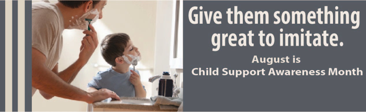 child support awareness month banner