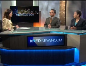 KQED Newsroom screenshot - Thuy Vu, Supervisor Campos and Director Hicks
