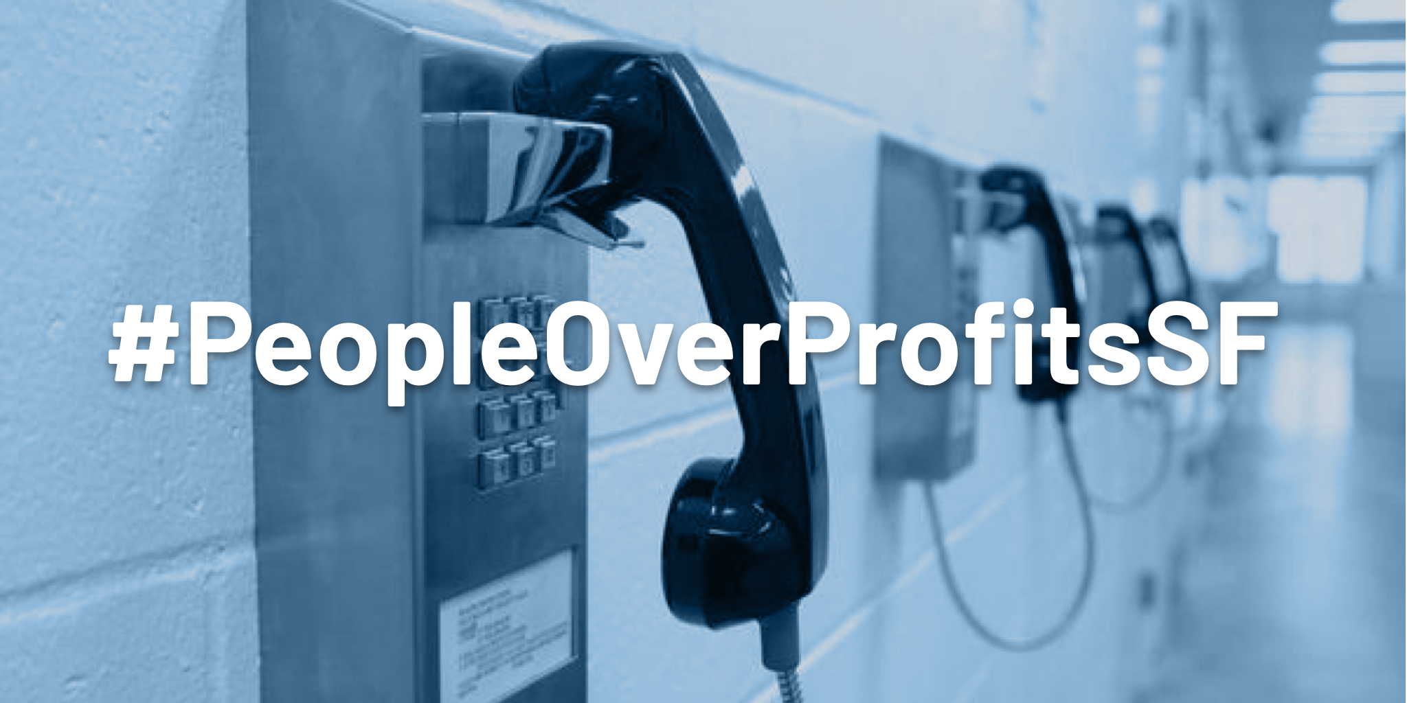 People Over Profits text