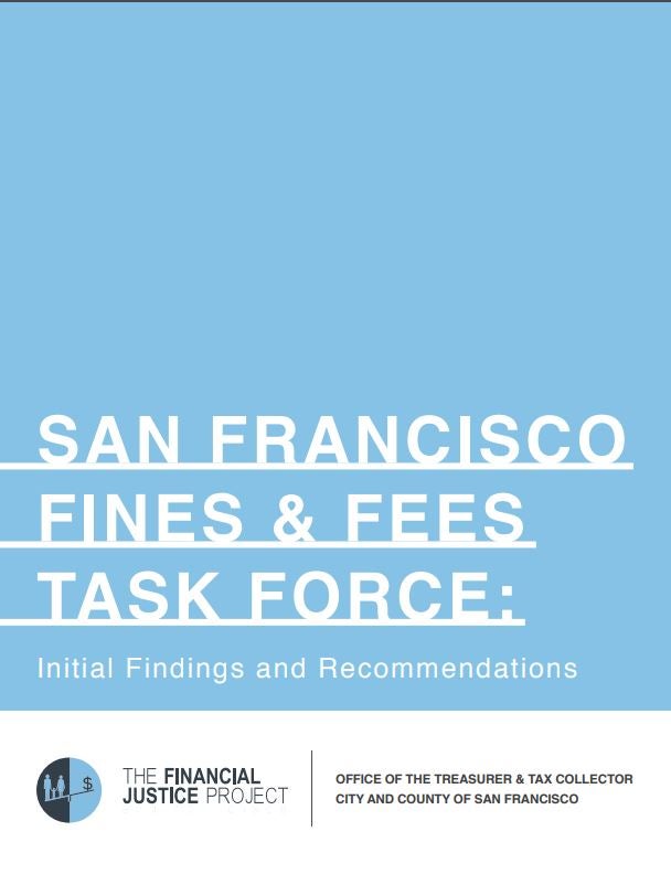 Fines and Fees Task Force Report