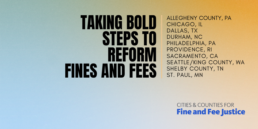 Cities and Counties for Fine and Fee Justice