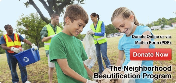 the neighborhood beautification program