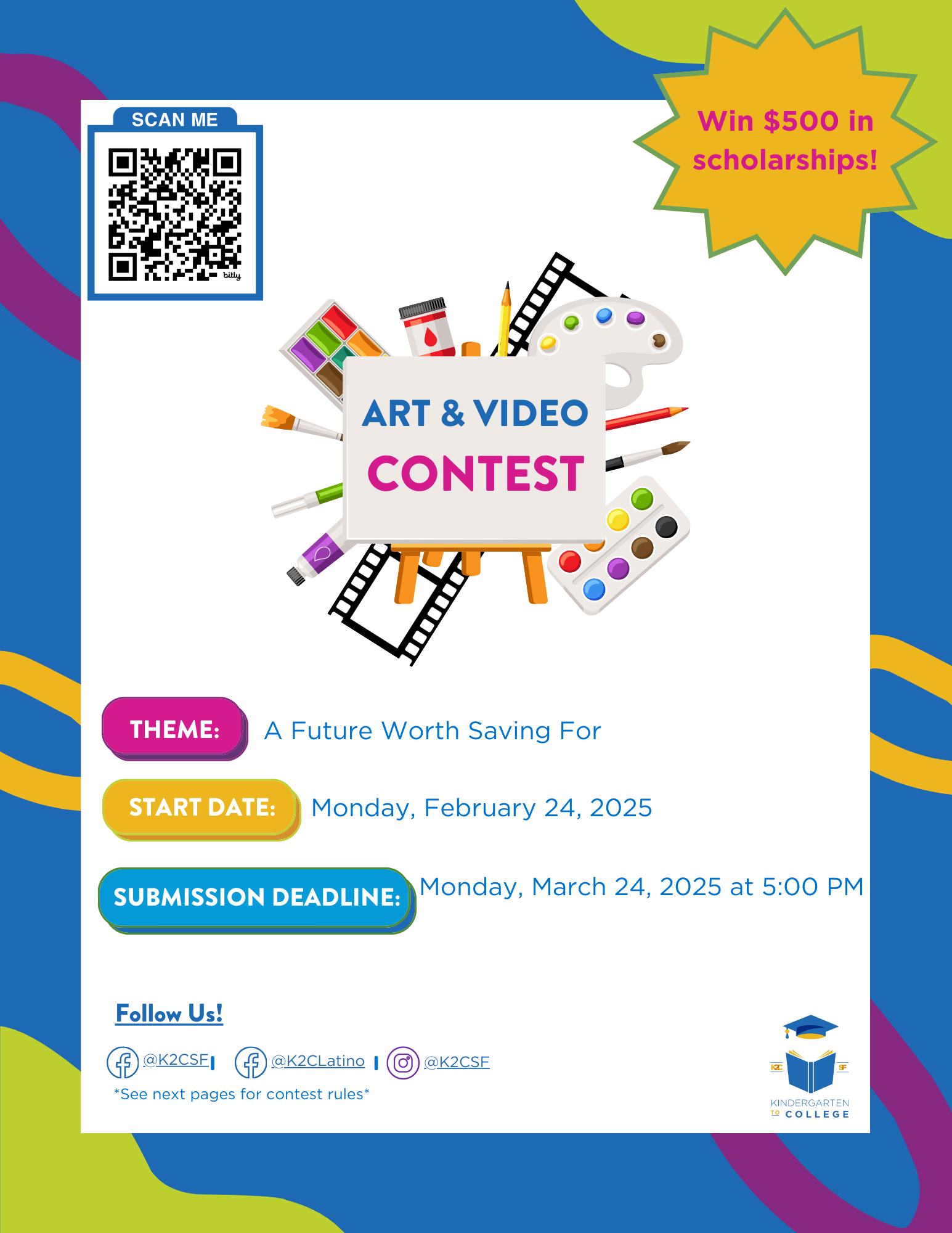 Art & Video Contest Flyer