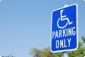 Temporary Accessibility Signage image