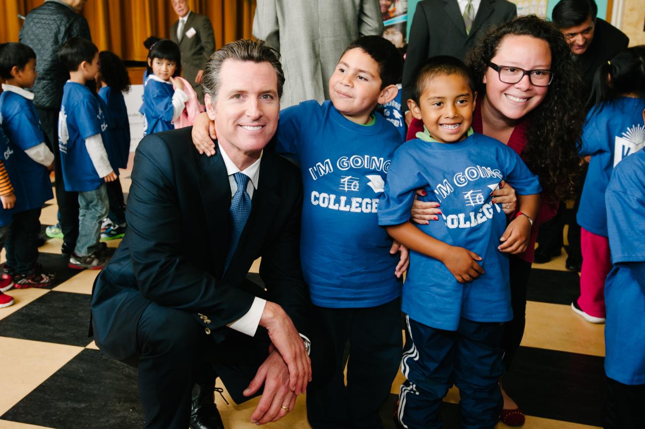 Governor Newsom and K2C