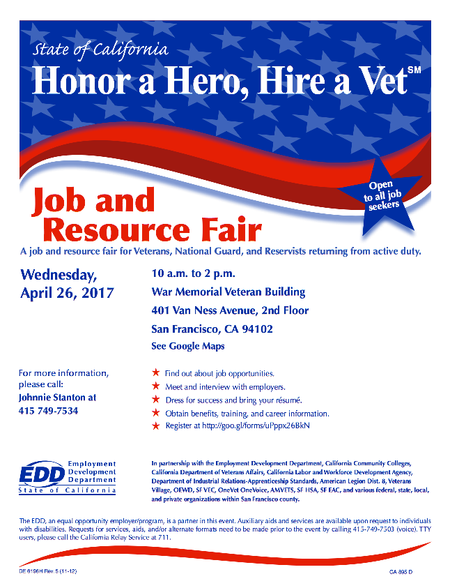 job and resource fair april 26,2017