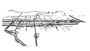 drawing of pattern of streets