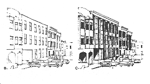 drawing of buildingd