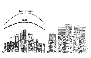 diagram of building which follow contour of hill