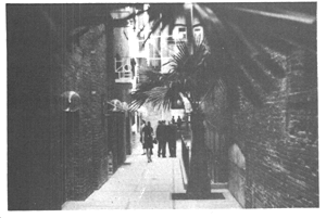 photo of quiet alleyway