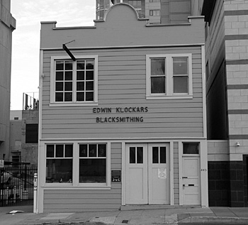 Site 2 — Klockar's Blacksmith Shop: 443-7 Folsom Street.