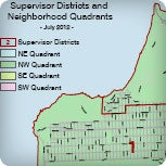 San Francisco Current Planning Quadrants Map