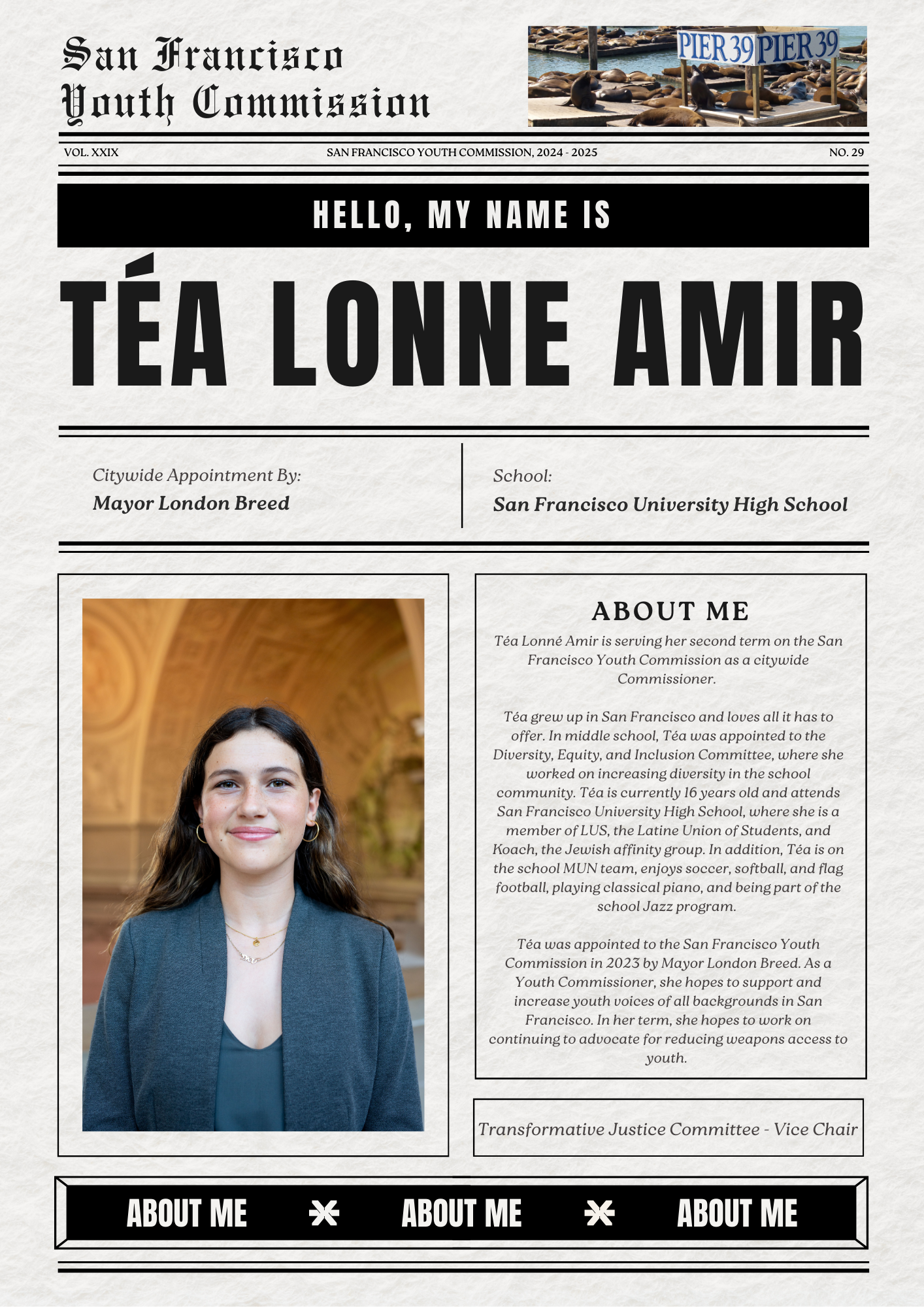 Téa Lonne Amir Full Profile