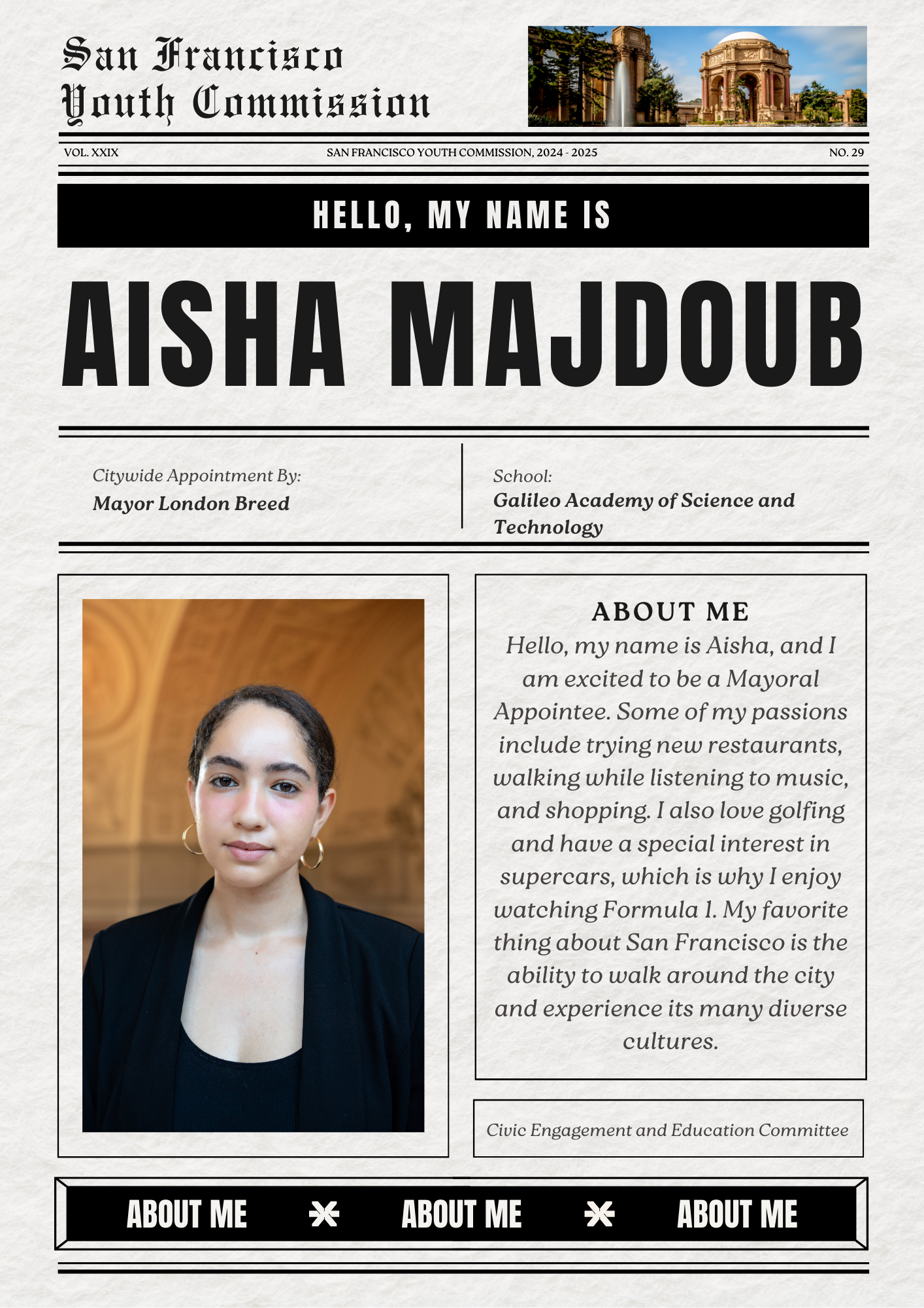 Aisha Majdoub Full Profile